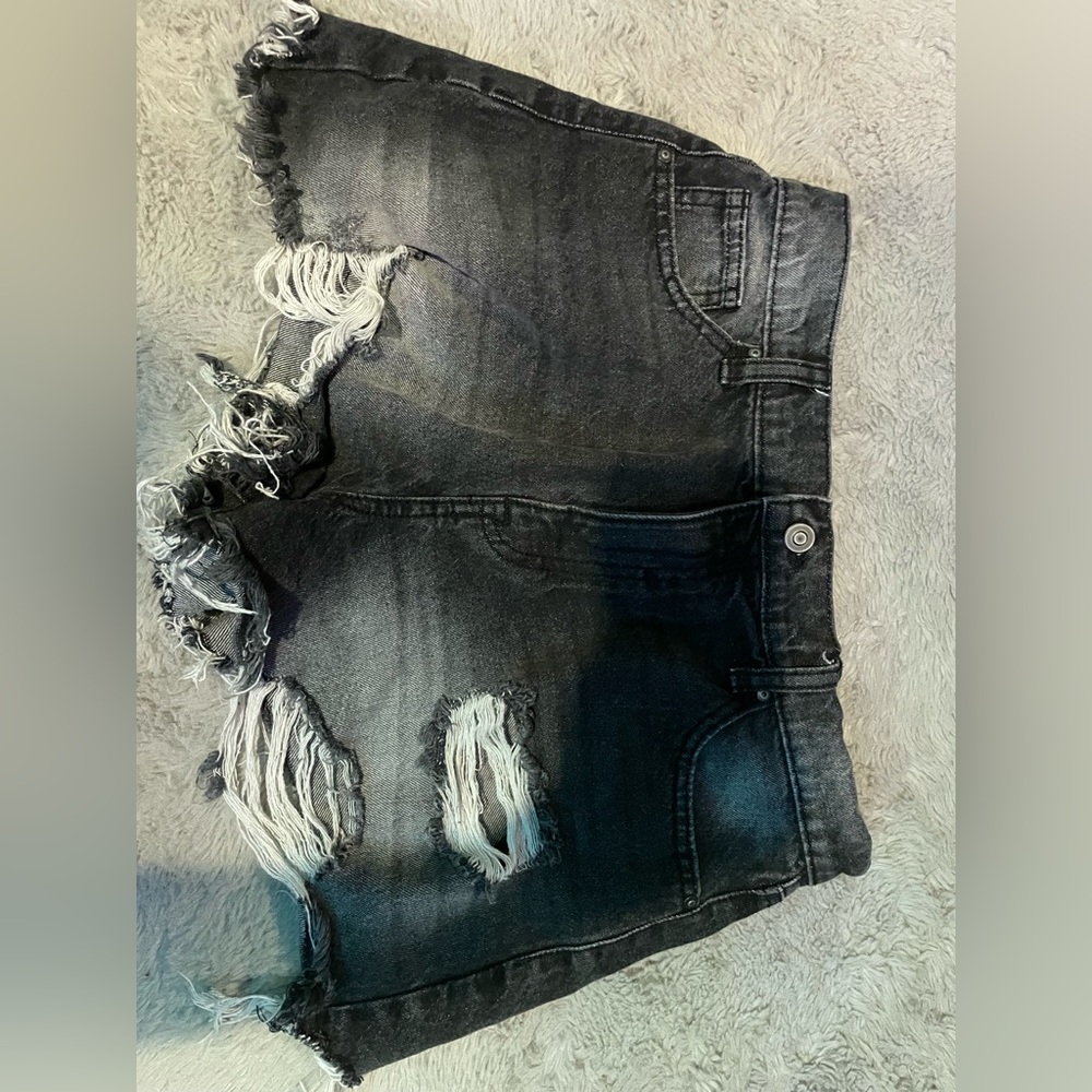 NOBO Black Jean Shorts